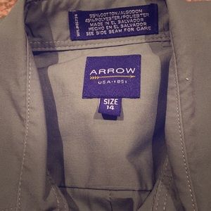 Women Green button Arrow shirt